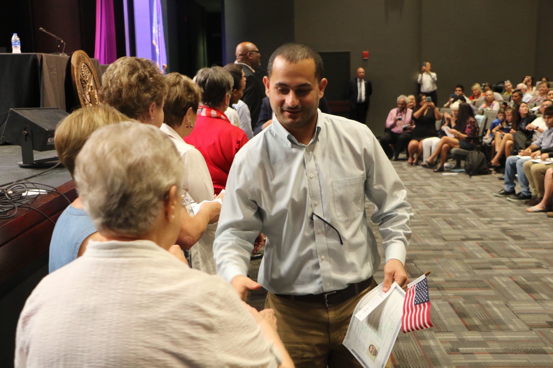 Naturalization ceremony